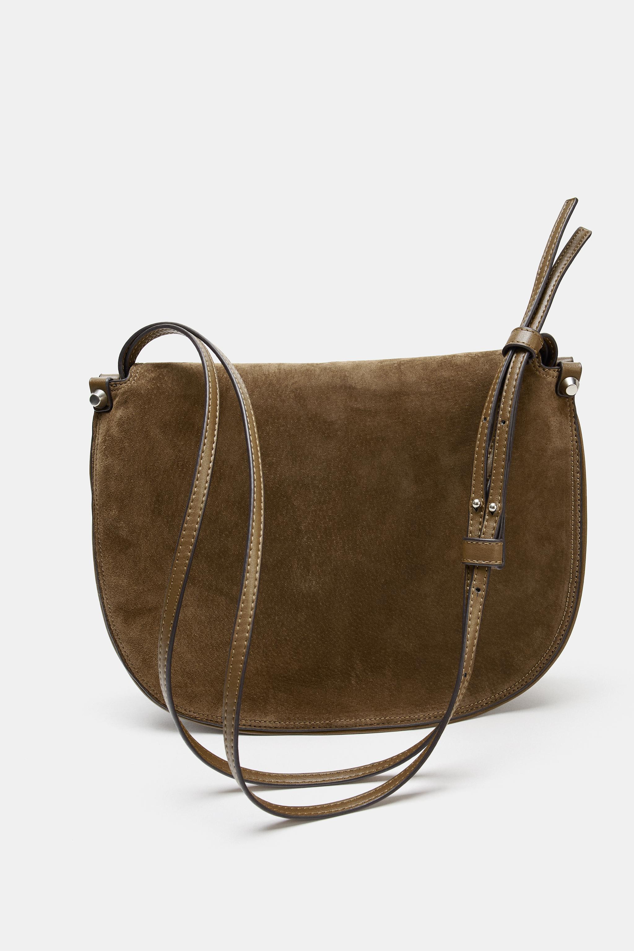 LEATHER FLAP BAG